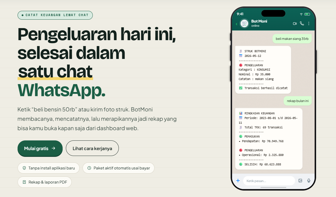 BotMoni screenshot 1